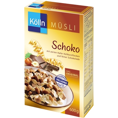 Kölln Müsli Schoko 600 g/Pack.