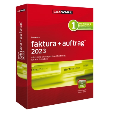 Lexware Buchhaltungssoftware Faktura+Auftrag 2023 Abo-Lizenz Windows® universell 1 Lizenz 1y