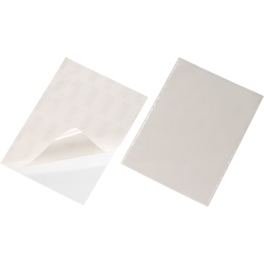 DURABLE Selbstklebetasche POCKETFIX® 30,2 x 21,6 cm (B x H) DIN A4 Kunststoff transparent 25 St./Pack.