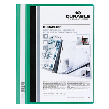 DURABLE Angebotshefter DURAPLUS® DIN A4, Überbreite PVC grün