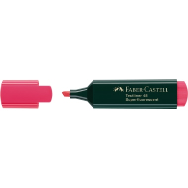 Faber-Castell Textmarker TEXTLINER 48 154821 1-5mm rot