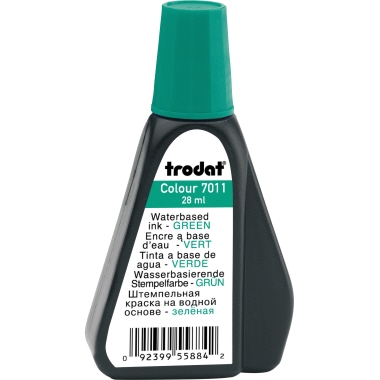 trodat® Stempelfarbe Colour 7011 Handstempelkissen grün 28ml