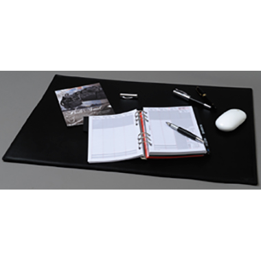 Alassio® Schreibunterlage 65 x 45 cm (B x H) ohne Folienauflage Leder schwarz