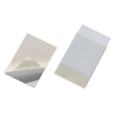 DURABLE Selbstklebetasche POCKETFIX® 10,8 x 7,7 cm (B x H) Weichfolie transparent 10 St./Pack.