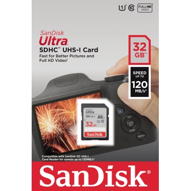 SanDisk Speicherkarte SDHC Ultra® 32Gbyte