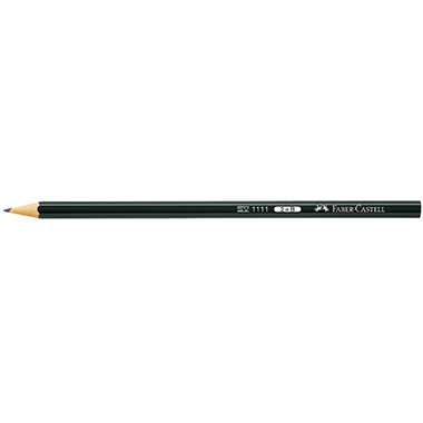 Faber-Castell Bleistift 111101 Sechseckform B schwarz