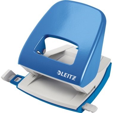 Leitz Locher NeXXt 5008 8cm 30 Bl. (80 g/m²) mit Anschlagschiene hellblau