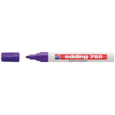 edding Lackmarker 750 4-750-9-008 2-4mm Rundspitze permanent violett