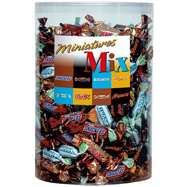 MARS® Schokolade Miniatures Mix 3.000 g/Pack.
