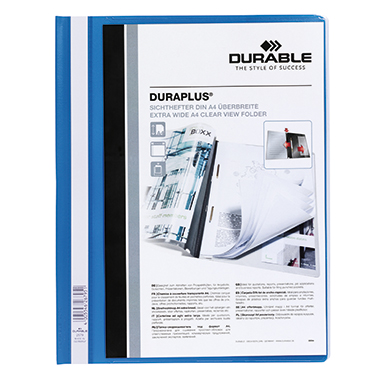 DURABLE Angebotshefter DURAPLUS® DIN A4, Überbreite PVC blau