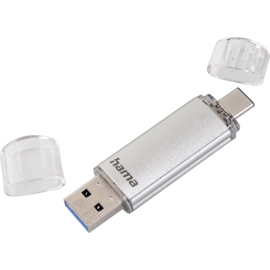 Hama USB-Stick C-Laeta USB 3.0 16Gbyte silber