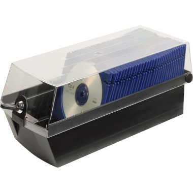 HAN CD/DVD Box MÄX 60 16,8 x 15 x 36,5 cm (B x H x T) Polystyrol schwarz