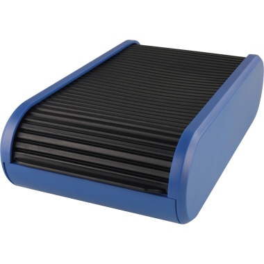 helit Visitenkartenbox the personal 13,6 x 6,7 x 24,2 cm (B x H x T) 105 x 55 mm (B x H) Polystyrol/Polyethylen/Polypropylen schwarz/blau