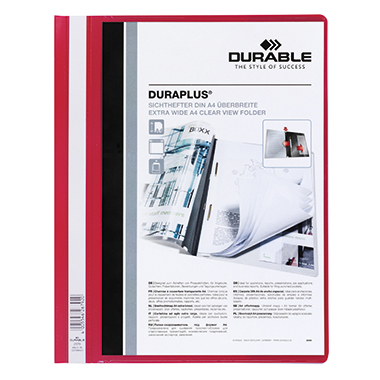 DURABLE Angebotshefter DURAPLUS® DIN A4, Überbreite PVC rot