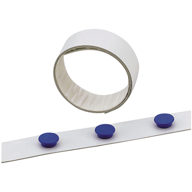 DURABLE Magnetband 35 mm x 5 m (B x L) Metall weiß
