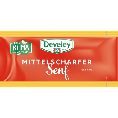 Develey Senf mittelscharf 200 x 15 ml/Pack.