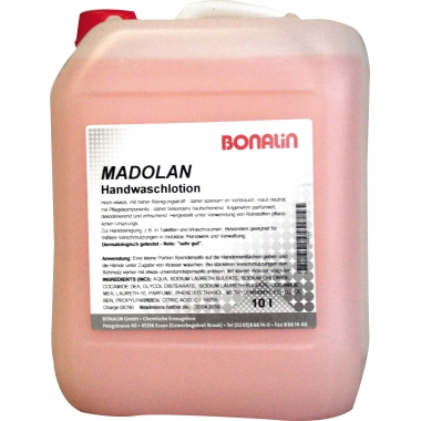 BONALIN Flüssigseife Madolan dermatologisch getestet Ausführung des Behälters: Kanister Material des Behälters: Kunststoff 10l