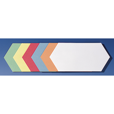 FRANKEN Moderationskarte 20,5 x 9,5 cm (B x H) 130g/m² Altpapier, 100 % recycelt farbig sortiert 300 St./Pack.