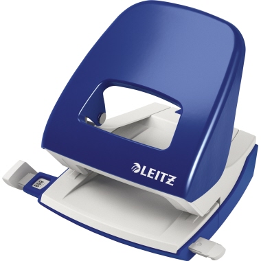 Leitz Locher NeXXt 5008 8cm 30 Bl. (80 g/m²) mit Anschlagschiene blau