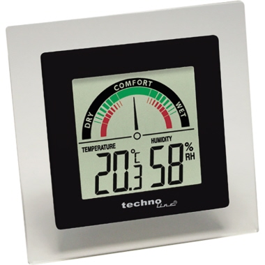 technoline® Thermometer WS 9415 8,8 x 8,8 x 1,4 cm (B x H x T) digital Batterie AAA/Micro Wandbefestigung möglich