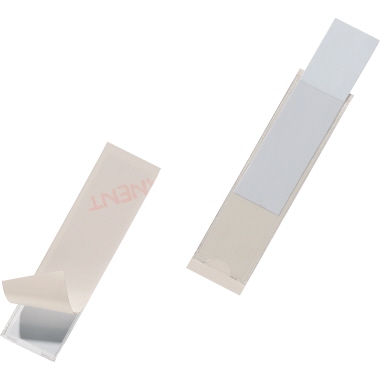 DURABLE Selbstklebetasche POCKETFIX® 8,1 x 2,2 cm (B x H) Kunststoff transparent 10 St./Pack.