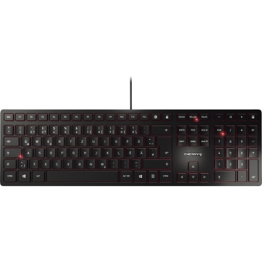 CHERRY Tastatur KC 6000 SLIM JK-1600DE-2 schwarz