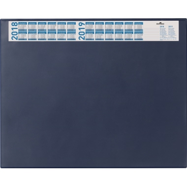 DURABLE Schreibunterlage 65 x 52 cm (B x H) mit Folienauflage PVC dunkelblau