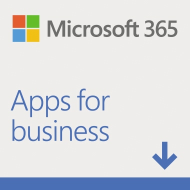 Microsoft Software Office 365 Apps for Business Abo-Lizenz 1 Jahr Excel, Outlook, Powerpoint, Word, OneNote, Publisher, Access 1 Lizenz