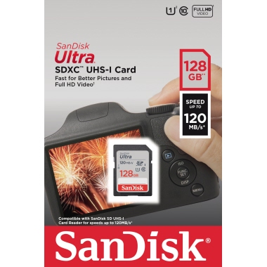 SanDisk Speicherkarte SDXC Ultra® 128Gbyte