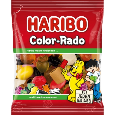 HARIBO Fruchtgummi Color-Rado 175 g/Pack.