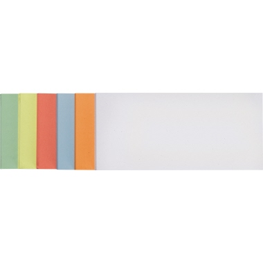 FRANKEN Moderationskarte 20,5 x 9,5 cm (B x H) 130g/m² Altpapier, 100 % recycelt farbig sortiert 250 St./Pack.