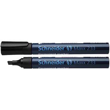 Schneider Permanentmarker 233 123301 1-5mm Keilspitze schwarz