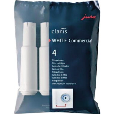JURA Filterpatrone CLARIS White JURA Kaffeeautomaten weiß 4 St./Pack.
