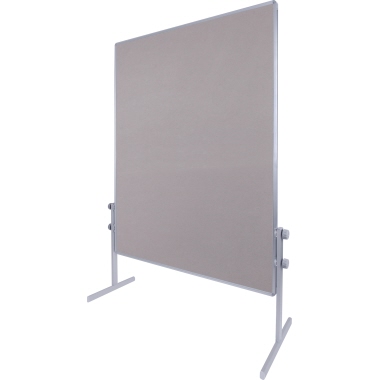 Bi-office Moderationstafel Maße der Oberfläche: 120 x 150 cm (B x H) inkl. Tragetasche Filz grau