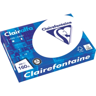 Clairefontaine Multifunktionspapier 2618C A4 160g ws 250 Bl./Pack.