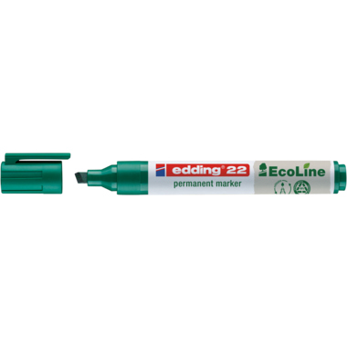 edding Permanentmarker 22 EcoLine 4-22004 1-5mm Keilspitze grün
