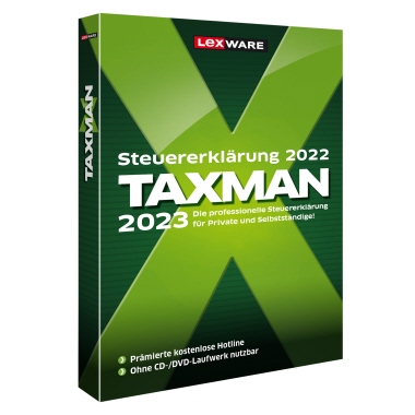 Lexware Steuersoftware TAXMAN 2023 Kauflizenz Windows® universell 1 Lizenz 1y