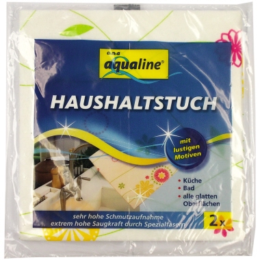 aQualine Haushaltstuch 2018 35x38cm 2 St./Pack.
