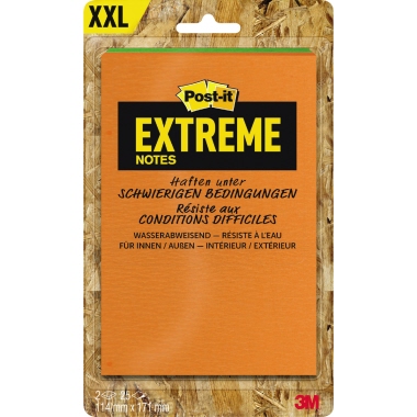 Post-it Extreme Notes EXT57M- 2-FRGE 114x171mm 25Bl sort 2St