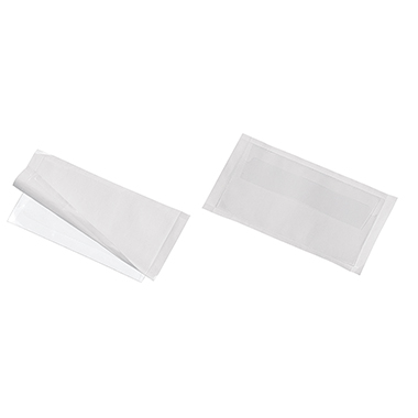 DURABLE Selbstklebetasche POCKETFIX® PLUS 10,6 x 6,5 cm (B x H) Kunststoff transparent 10 St./Pack.