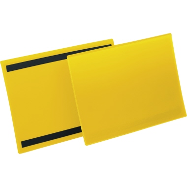 DURABLE Etikettenhülle 31,1 x 22,5 cm (B x H) Polypropylen gelb 50 St./Pack.