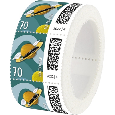 Briefmarke Welt der Briefe 0,70 Euro nicht selbstklebend Brief auf Umlaufbahn 200 St./Pack.