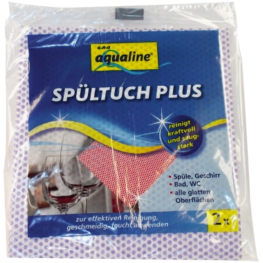 aQualine Spültuch Plus 9006-02058 2 St./Pack.