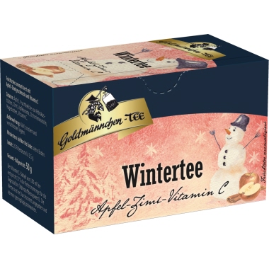 Goldmännchen Tee Wintertee Apfel - Zimt - Vitamin C 20 Btl./Pack.