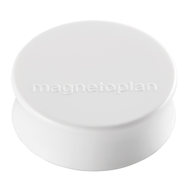 magnetoplan Magnet Ergo Large 1665000 34mm weiß 10 St./Pack.