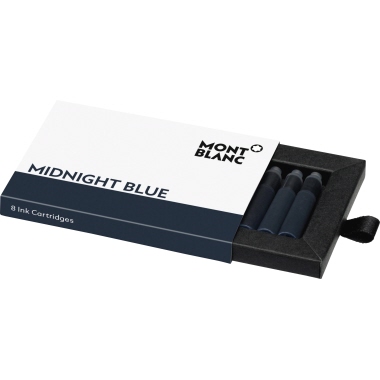 Montblanc Tintenpatrone Standardtintenpatrone midnight blue 8 St./Pack.