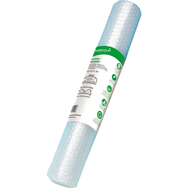AirCap® Luftpolsterfolie 100 cm x 5 m (B x L) Polyethylen, 30 % recycelt transparent/grau