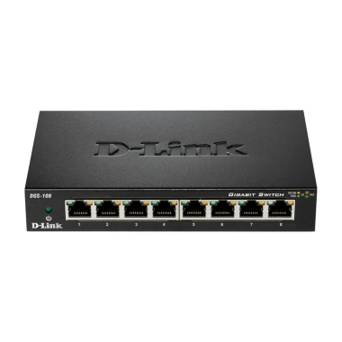 D-Link Netzwerk-Switch Netzbetrieb 2Gbit/s 8 RJ45-Ports