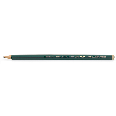 Faber-Castell Bleistift CASTELL 9000 119001 B dunkelgrün
