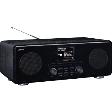 Lenco CD-Player 37,5 x 14,8 x 24 cm (B x H x T) mit UKW-Radio mit MP3 Wiedergabe 2 x 10W Netzbetrieb 3,9kg schwarz